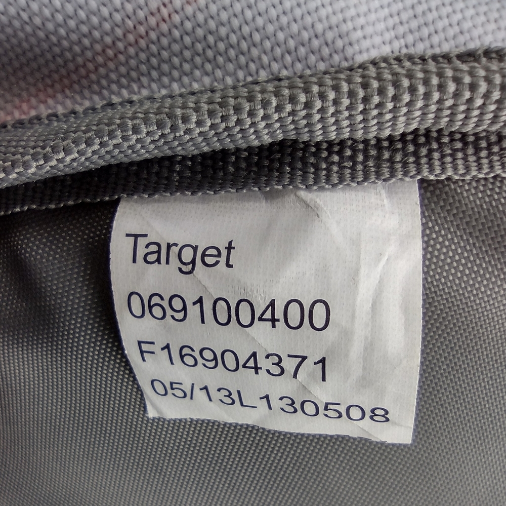 Embark Recycled Content Basic Backpack Gray Red Adjustable Straps - Picture 13 of 13